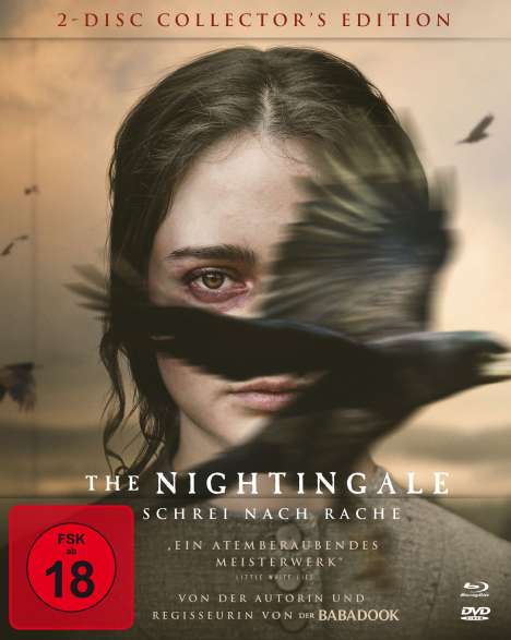 The Nightingale (Blu-ray &amp; DVD im Mediabook), 1 Blu-ray Disc und 1 DVD