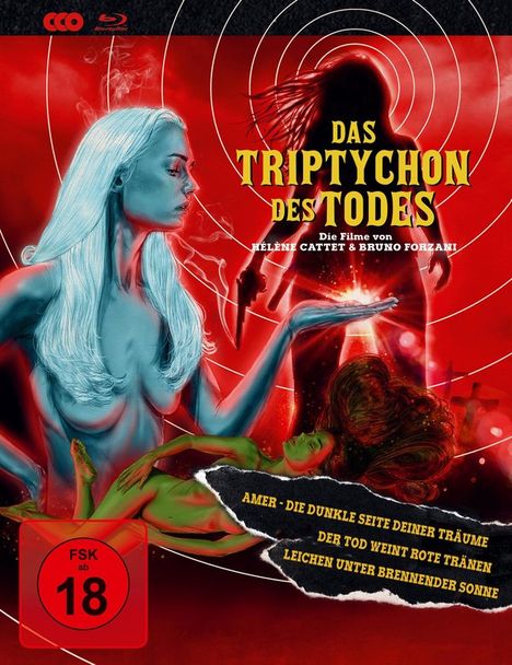 Das Triptychon des Todes (Blu-ray im Mediabook), 3 Blu-ray Discs
