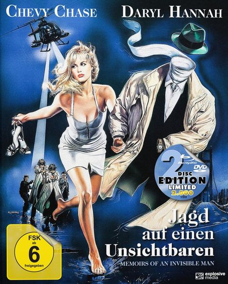 Jagd auf einen Unsichtbaren (Blu-ray &amp; DVD im Mediabook), 1 Blu-ray Disc und 1 DVD