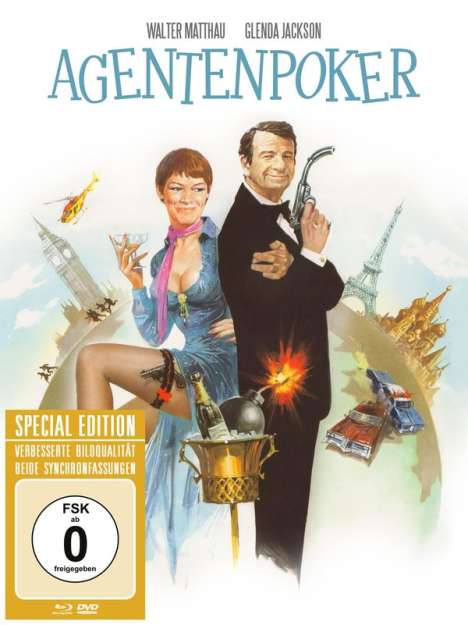 Agentenpoker (Special Edition) (Blu-ray &amp; DVD), 1 Blu-ray Disc und 1 DVD