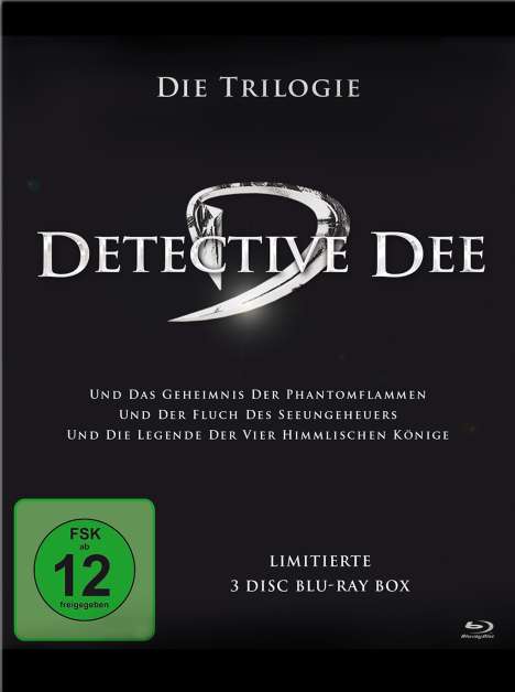 Detective Dee - Die Trilogie (Blu-ray), 3 Blu-ray Discs