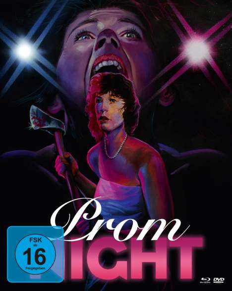 Prom Night (1980) (Blu-ray &amp; DVD im Mediabook), 1 Blu-ray Disc und 2 DVDs