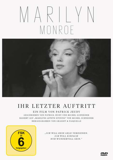 Marilyn Monroe: Ihr letzter Auftritt, DVD