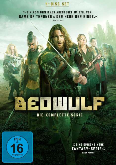 Beowulf (Komplette Serie), 4 DVDs