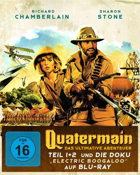 Quatermain - Das ultimative Abenteuer (Blu-ray im Digipack), 3 Blu-ray Discs