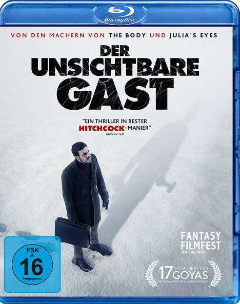 Der unsichtbare Gast (Blu-ray), Blu-ray Disc
