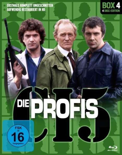 Die Profis Box 4 (Blu-ray), 4 Blu-ray Discs