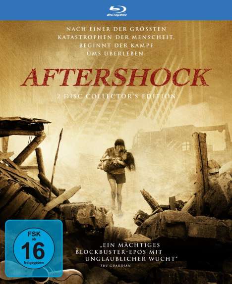 Aftershock (2010) (Blu-ray &amp; DVD im Mediabook), 1 Blu-ray Disc und 1 DVD