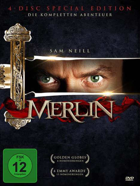Merlin (Komplette Serie), 4 DVDs