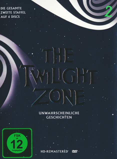 The Twilight Zone Season 2, 6 DVDs