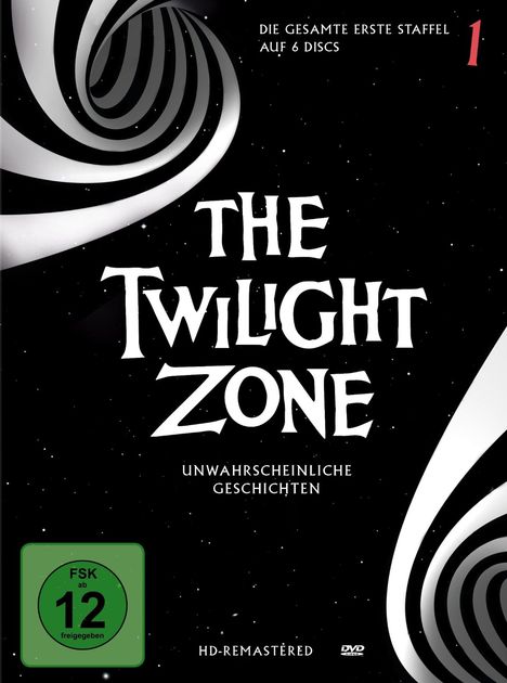 The Twilight Zone Season 1, 6 DVDs