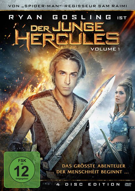 Der junge Hercules Vol. 1, 4 DVDs