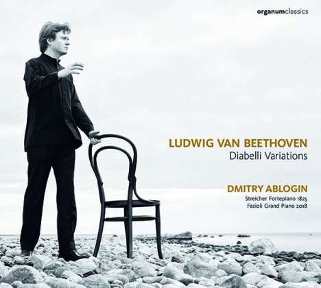 Ludwig van Beethoven (1770-1827): Diabelli-Variationen op.120 (in Einspielungen auf einen Streicher Fortepiano 1825 &amp; Fazioli Grand Piano 2018), 2 CDs