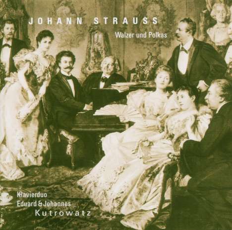 Johann Strauss II (1825-1899): Walzer und Polkas für Klavier 4-händig, CD