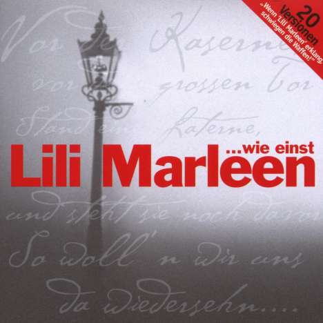 Wie einst Lili Marleen (20 Versionen), CD