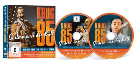 Manfred Krug: Krug 85, 1 CD und 1 DVD