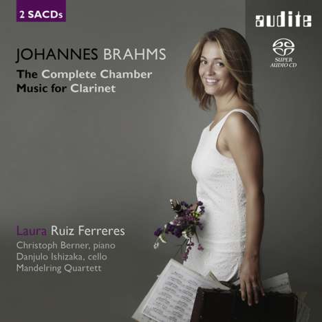 Johannes Brahms (1833-1897): Sonaten für Klarinette &amp; Klavier op.120 Nr.1 &amp; 2, 2 Super Audio CDs