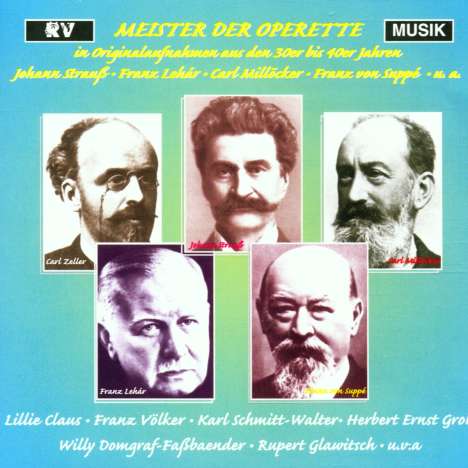 Meister der Operette, CD
