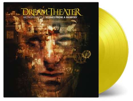 Dream Theater: Metropolis Part 2: Scenes From A Memory (180g) (Limited Numbered Edition) (Yellow Vinyl), 2 LPs