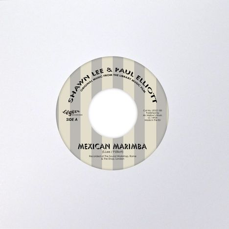 Paul Elliott: Filmmusik: Mexican Marimba (Limited Edition), Single 7"