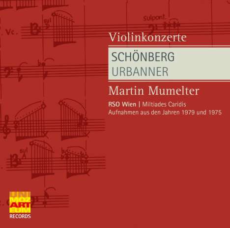 Erich Urbanner (geb. 1936): Violinkonzert, CD