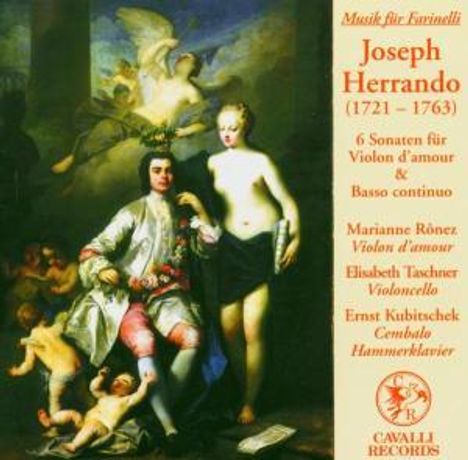 Joseph Herrando (1721-1763): Sonaten Nr.1-6 für Viola d'Amore &amp; Bc, CD