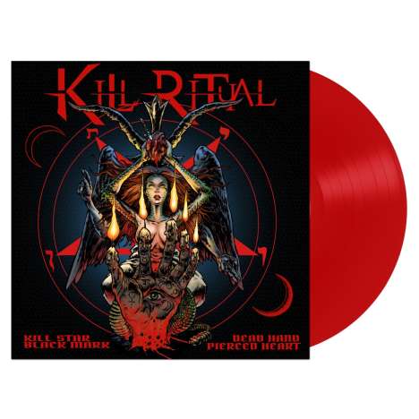 Kill Ritual: Kill Star Black Mark Dead Hand Pierced Heart (Limited Edition) (Red Vinyl), LP