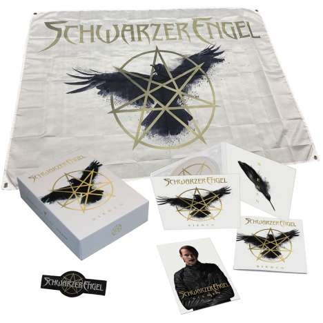 Schwarzer Engel: Sieben (Limited Edition), 1 CD und 1 Merchandise