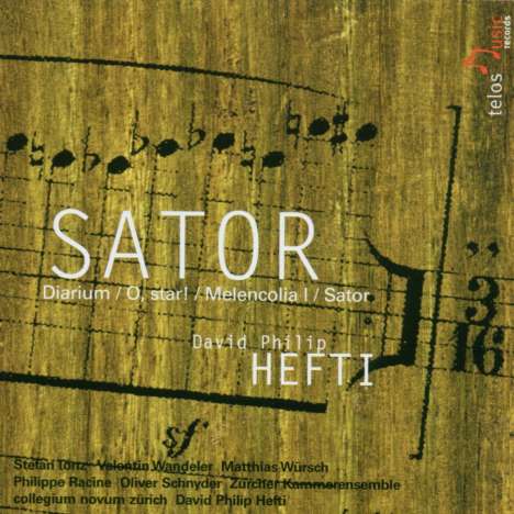 David Philip Hefti (geb. 1975): Klarinettenkonzert "Sator", CD