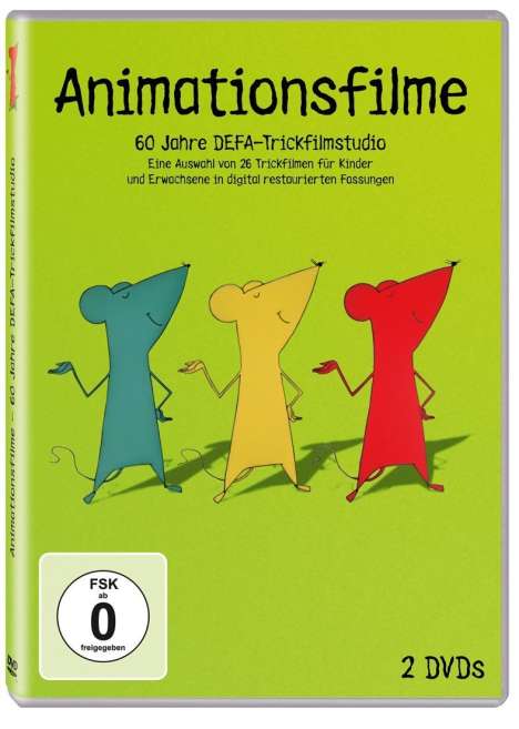 Animationsfilme - 60 Jahre DEFA-Trickfilmstudio, 2 DVDs