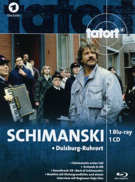 Tatort: Schimanski - Duisburg-Ruhrort (Blu-ray &amp; CD im Mediabook), 1 Blu-ray Disc und 1 CD