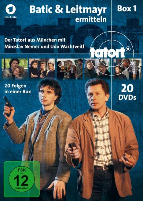 Tatort München - Batic &amp; Leitmayr ermitteln Box 1 (Fall 1-20), 20 DVDs