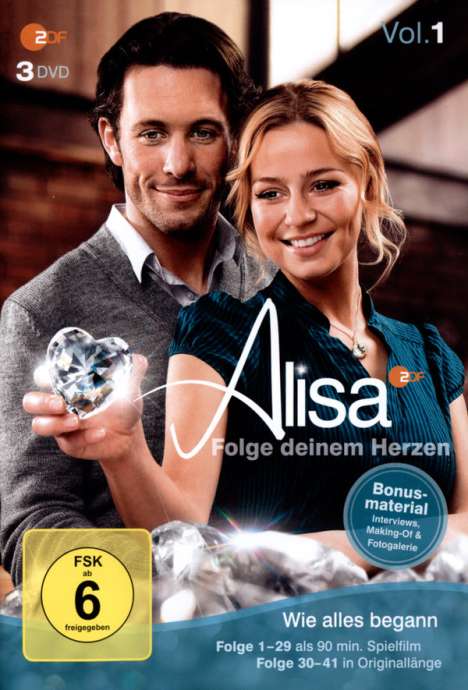 Alisa - Folge deinem Herzen Vol.1, 3 DVDs