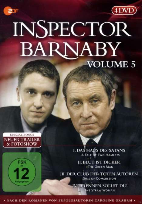 Inspector Barnaby Vol. 5, 4 DVDs