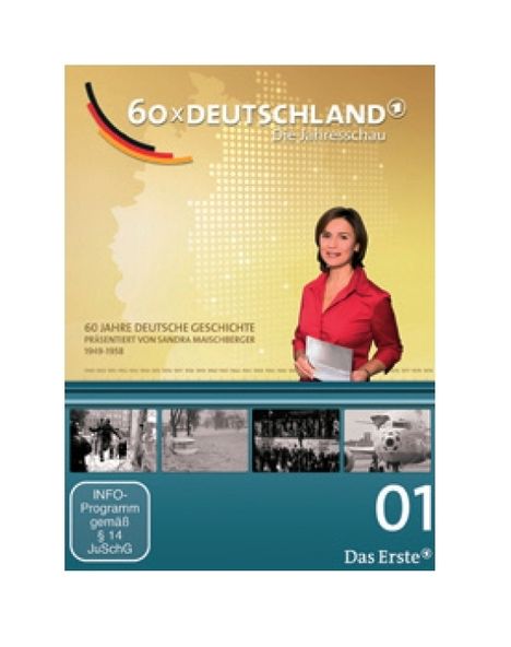 60 x Deutschland - Die Jahresschau Teil 1 (1949-1958), DVD