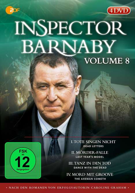 Inspector Barnaby Vol. 8, 4 DVDs