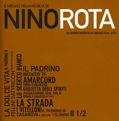 Nino Rota (1911-1979): Filmmusik: Il Meglio Della Musica Di..., 2 CDs