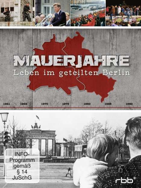 Mauerjahre - Leben im geteilten Berlin, 3 DVDs