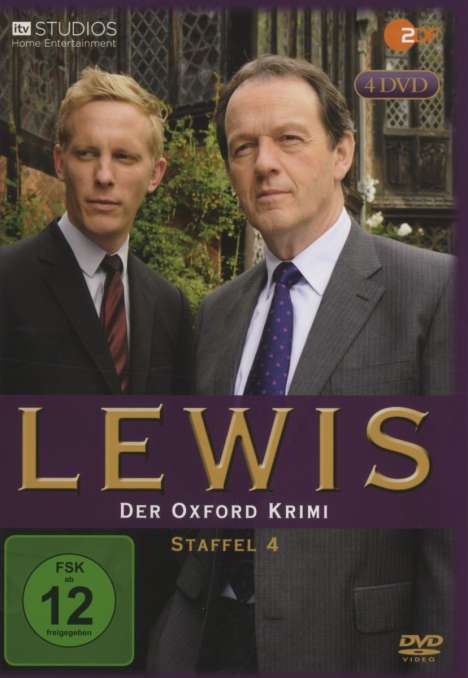 Lewis: Der Oxford Krimi Staffel 4, 4 DVDs
