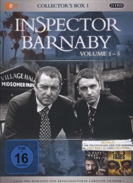 Inspector Barnaby Collector's Box 1 (Vol. 01-05), 21 DVDs