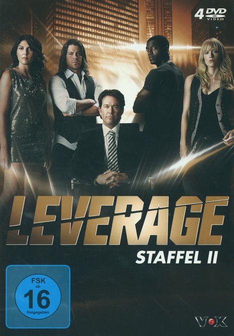 Leverage Season 2, 4 DVDs