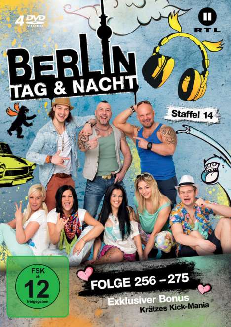 Berlin - Tag &amp; Nacht Staffel 14, 4 DVDs