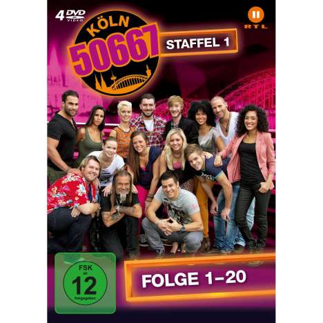 Köln 50667 Staffel 1 (Folgen 1-20), 4 DVDs