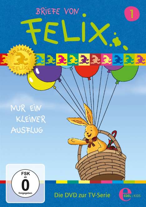 Briefe von Felix - Ein Hase auf Weltreise Vol. 1: Nur ein kleiner Ausflug, DVD
