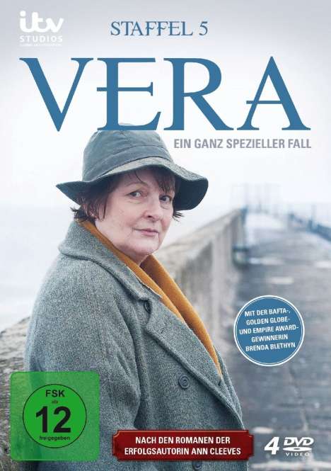Vera Staffel 5, 4 DVDs