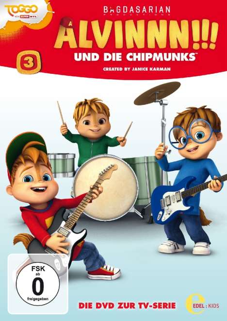 Alvinnn!!! und die Chipmunks DVD 3: Das Musikfestival, DVD