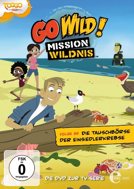 Go Wild! - Mission Wildnis Folge 22: Die Tauschbörse der Einsiedlerkrebse, DVD