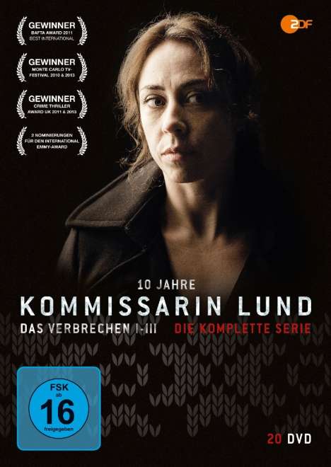 Kommissarin Lund (Komplette Serie), 20 DVDs