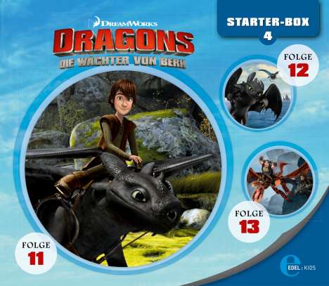 Dragons - Die Reiter von Berk: Starter Box 4, 3 CDs