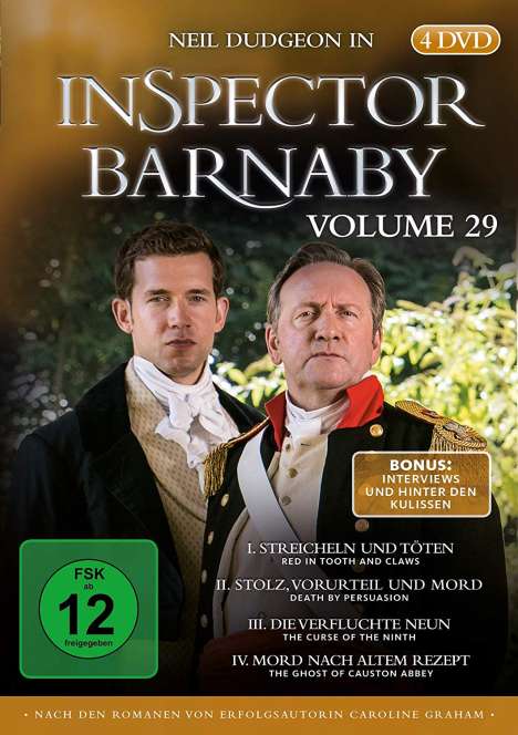 Inspector Barnaby Vol. 29, 4 DVDs